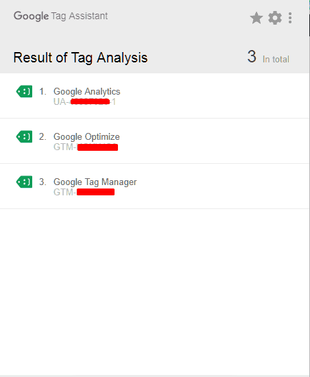 Resultados do Google Tag Manager